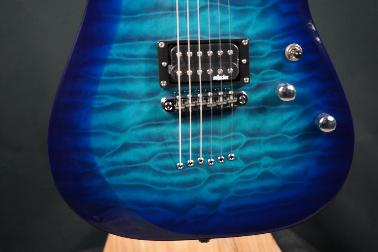 Schecter C-6 Plus - Ocean Blue Burst (443) | Musician Madness