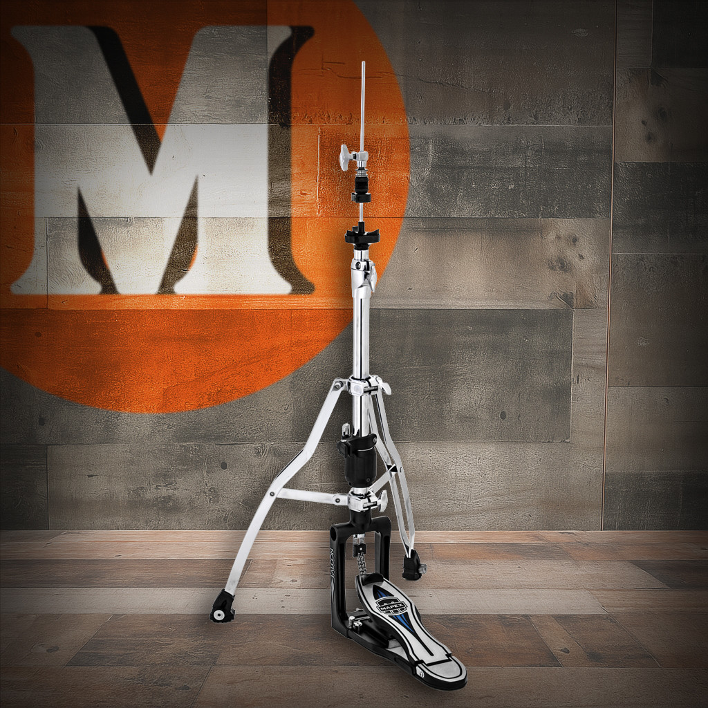 Mapex Falcon Hi-Hat Stand (HF1000) â€“ professional-grade double-braced hi-hat stand with adjustable spring tension, smooth pedal feel, and precision engineering
