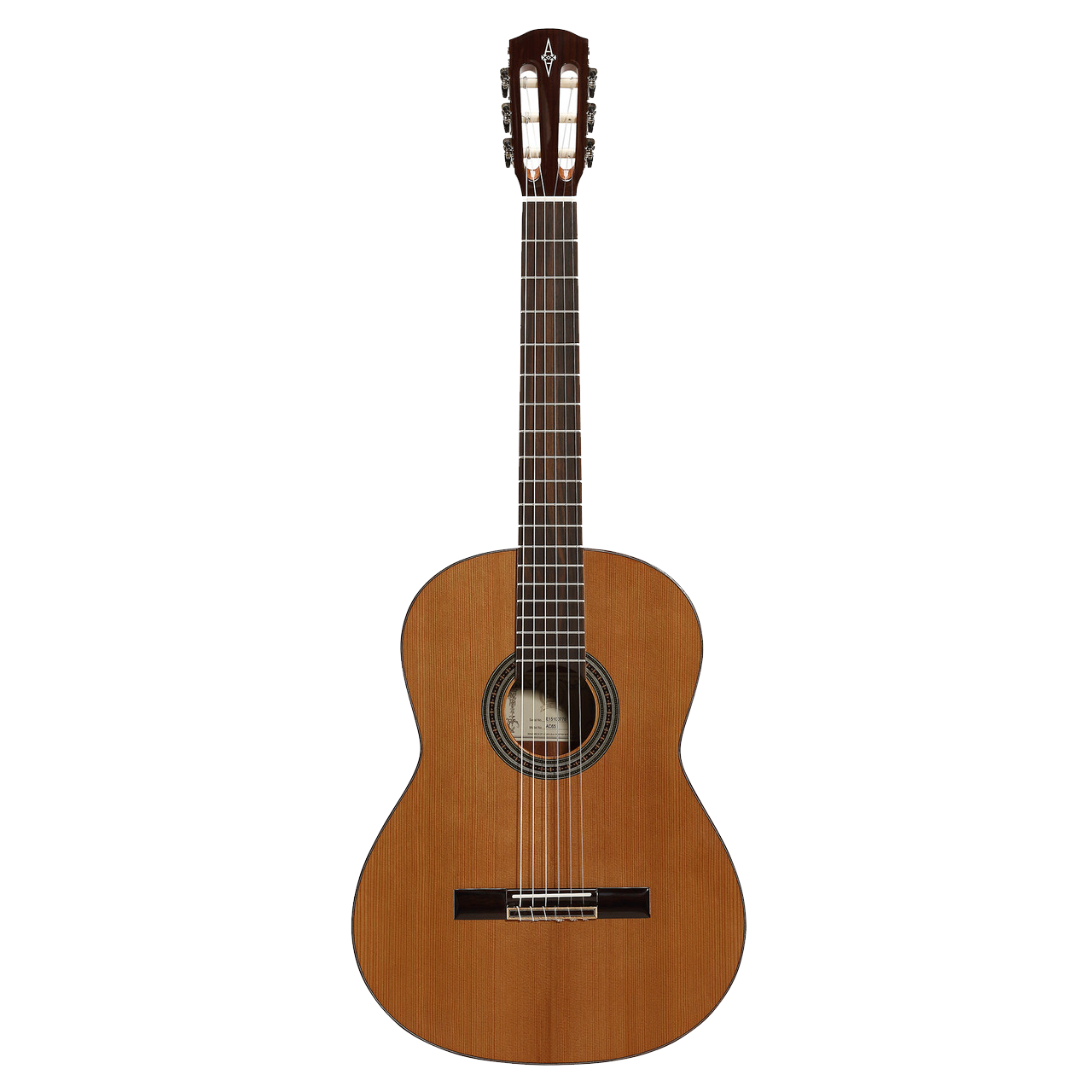 The Alvarez AC65 Classical Guitar features a solid cedar top paired with mahogany back and sides for warm, rich, and expressive nylon-string tone. Its traditional classical neck profile, slotted headstock, and smooth playability make it an excellent choice for students, fingerstyle players, and musicians seeking a responsive, warm-voiced classical instrument.