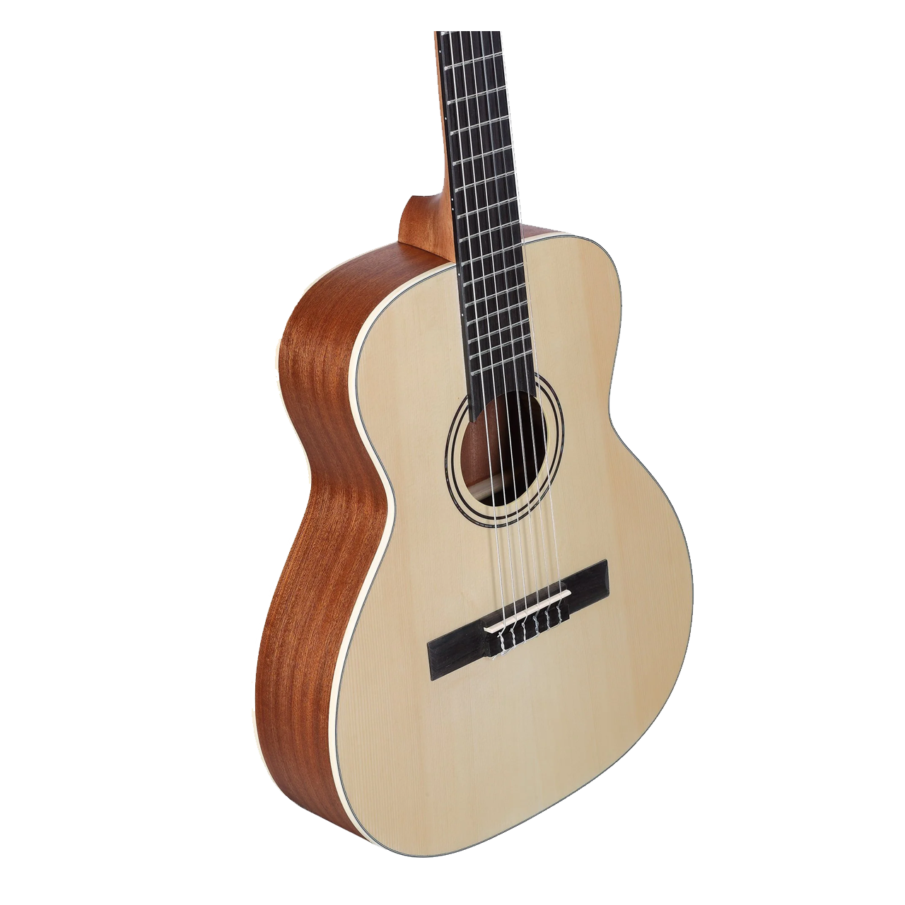 The Alvarez RS26N School Series Steel-String Guitar features a short scale length for easier fretting and improved comfort for young students or beginners. Built with Alvarezâ€™s dependable craftsmanship, it offers clear, balanced tone and stable tuning. Ideal for lessons, classroom use, or anyone needing a compact, easy-to-play acoustic guitar.