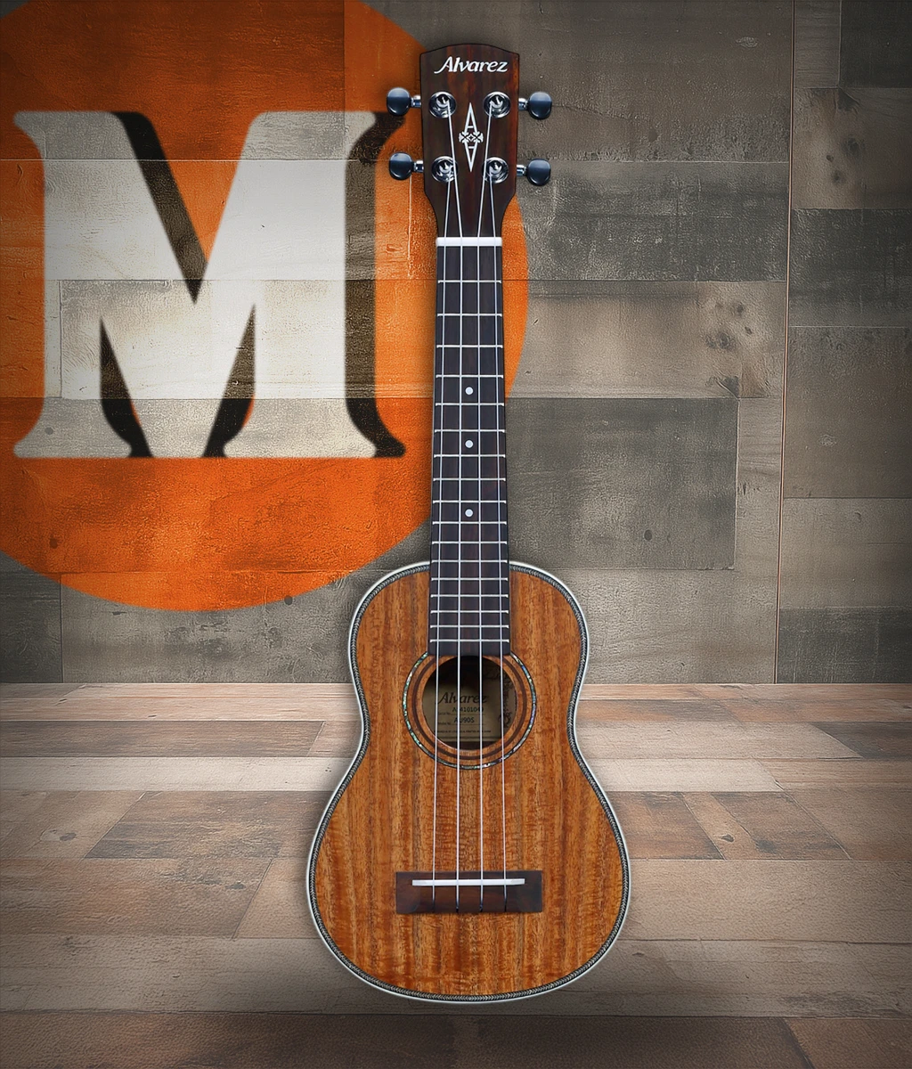 The Alvarez AU90S Soprano Ukulele offers classic soprano tone with bright projection and a lively, traditional voice. Built with quality tonewoods and AlvarezÃ¢â‚¬â„¢s signature craftsmanship, it provides comfortable playability and reliable tuningÃ¢â‚¬â€ideal for beginners, classrooms, and casual musicians looking for a well-made soprano uke.
