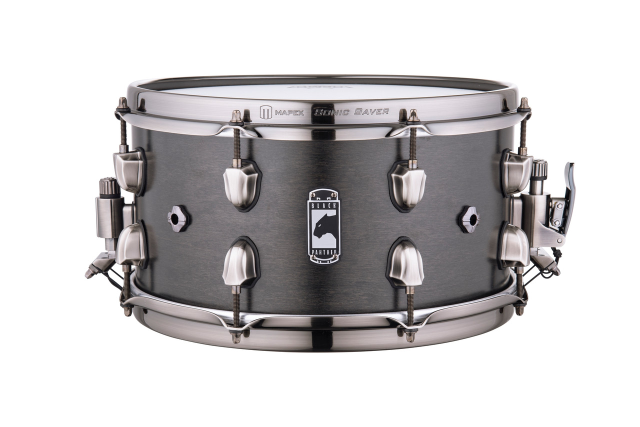 Mapex Black Panther Hydro 13x7 Snare Drum - Black (BPNML3700LFB) | Musician Madness