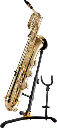 Hercules DS536B, baritone sax stand, alto/tenor combo stand, dual saxophone stand, Hercules instrument stand, sax stand combo, sturdy sax stand