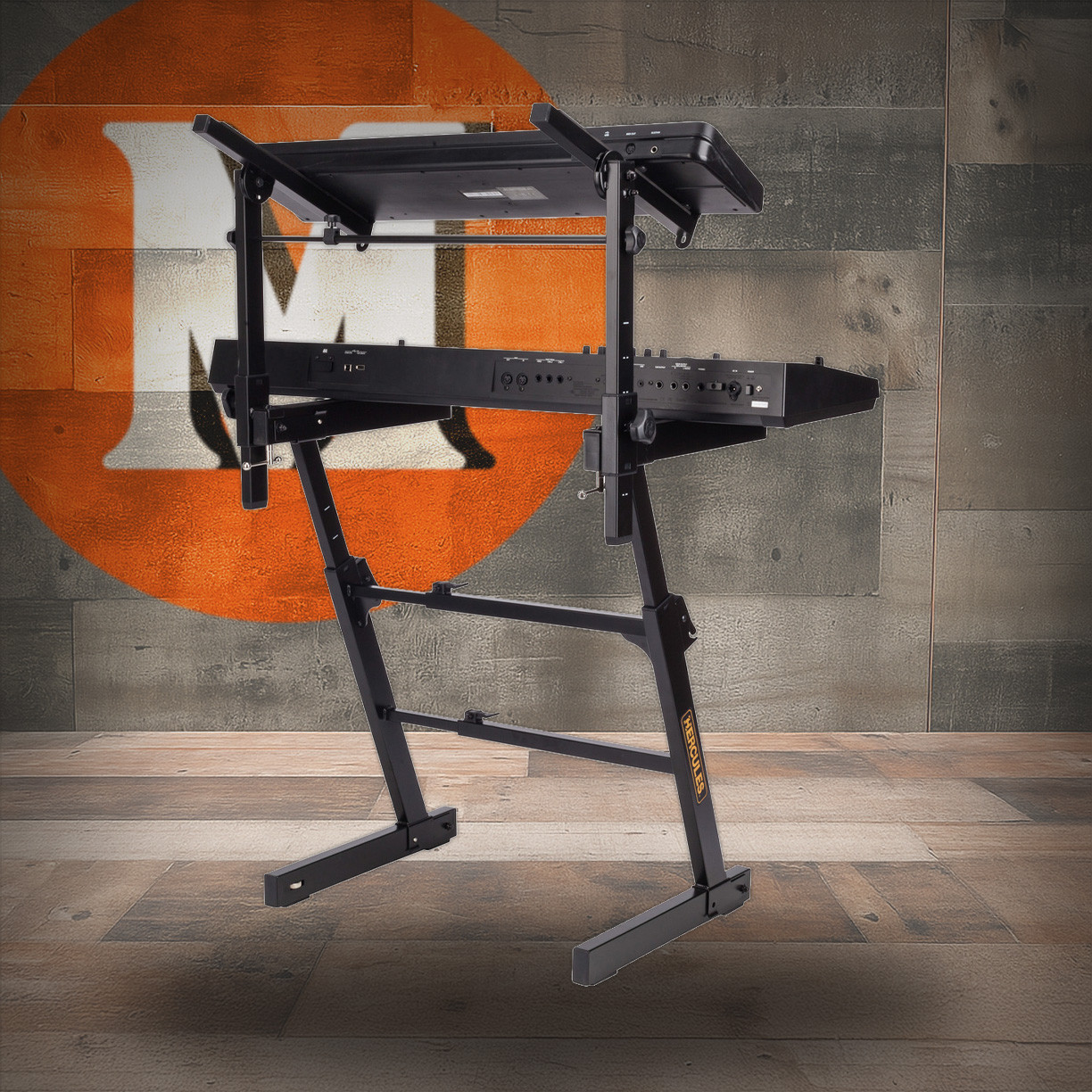 Hercules KS410B Auto Lock Double-Tier Z Keyboard Stand | Musician