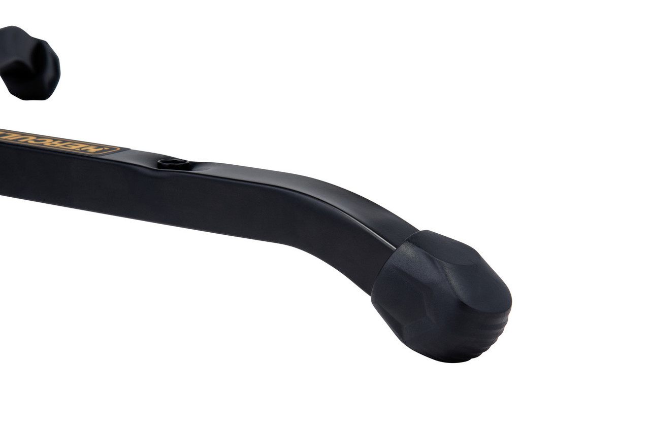 Hercules BS311B EZ Clutch Orchestra Stand featuring a tilting base, swivel legs, adjustable height with EZ Clutch system, and a sturdy black sheet tray for professional performance use.