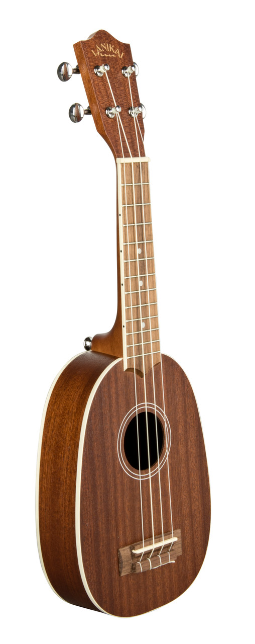 The Lanikai Mahogany Pineapple Ukulele (MA-P) features a classic pineapple-body design constructed from all-mahogany tonewoods for warm, mellow, and resonant sound. Its comfortable neck profile, smooth playability, and lightweight build make it ideal for beginners, hobbyists, and traveling musicians. Includes quality craftsmanship and island-style aesthetics that Lanikai is known for.