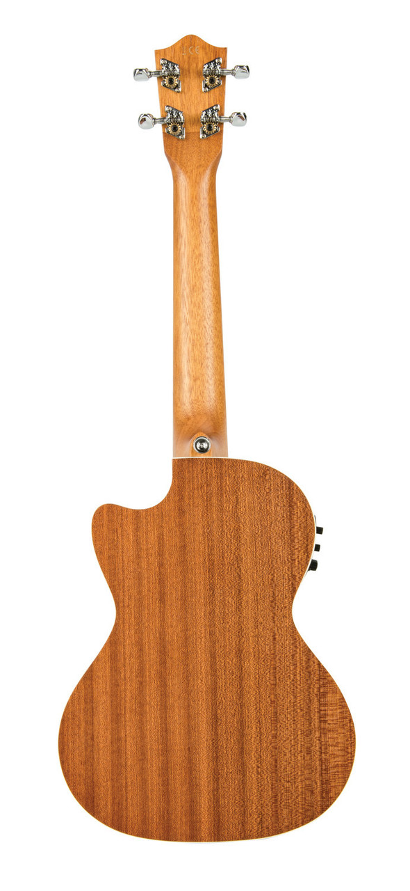 The Lanikai MA-CET Tenor Ukulele features a mahogany top, back, and sides, producing warm, mellow tone with excellent midrange response. The cutaway body design provides improved access to higher frets, while the FishmanÃ‚Â® Kula preamp and tuner deliver clean, natural amplified sound. With smooth playability and solid craftsmanship, this uke is ideal for stage, studio, and everyday playing.