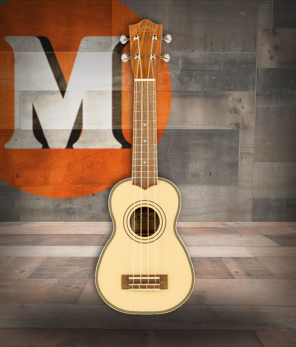 Lanikai SPST-C Concert Ukulele - Solid Spruce Top Morado Back & Sides | Musician Madness