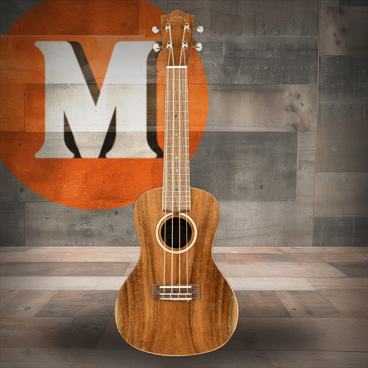 Lanikai All Solid Acacia Concert Ukulele (ACS-C) | Musician Madness