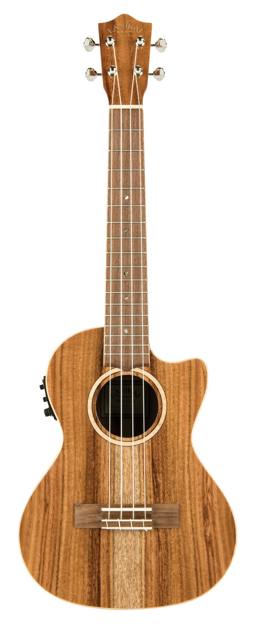 Lanikai All Solid Acacia Tenor Cutaway A/E Ukulele w/ Kula Preamp (ACS-CET) | Musician Madness