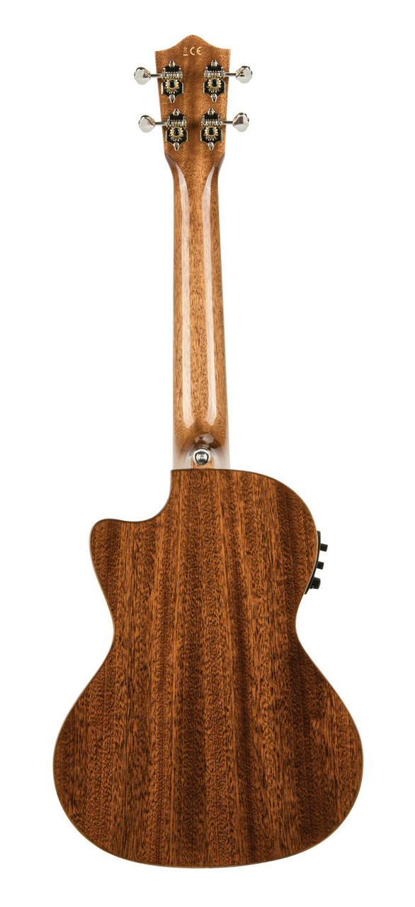 The Lanikai MAS-CET Tenor Ukulele features all-solid mahogany construction, providing warm, rich tone with excellent sustain and balance. The cutaway body offers improved access to higher frets, while the FishmanÃ‚Â® Kula preamp with built-in tuner ensures clear, natural amplified sound. Designed for serious players, this model offers professional build quality and refined tonal character.