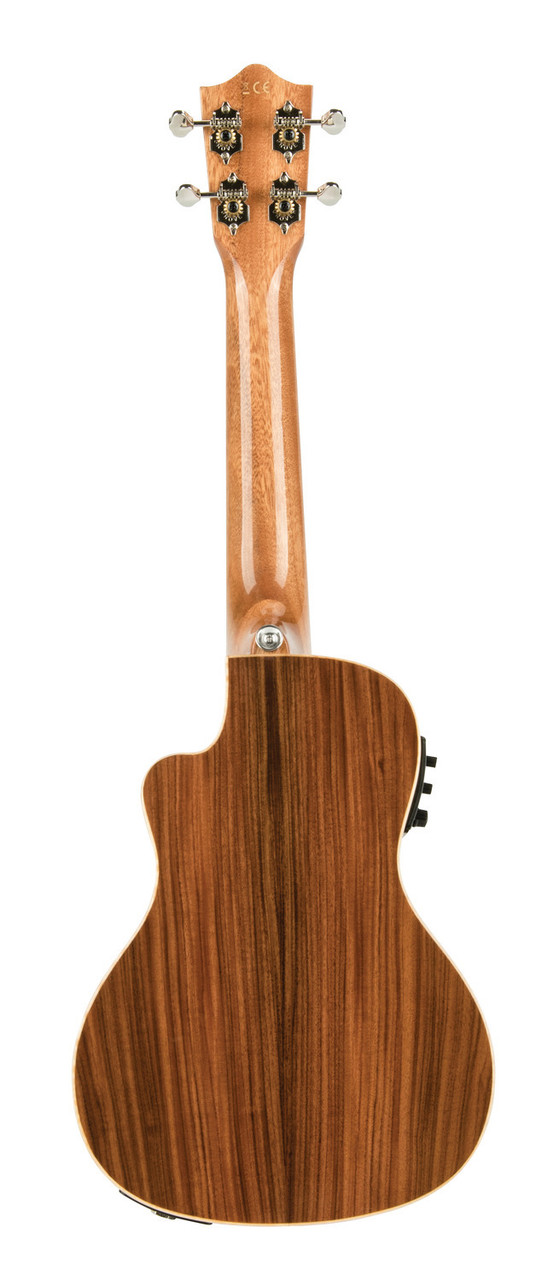 The Lanikai MRS-CEC Concert Ukulele features all-solid Morado construction for deep, resonant tone with impressive clarity and sustain. The cutaway design allows easy access to higher frets, while the FishmanÂ® Kula preamp and onboard tuner provide clean, natural amplified sound. With premium craftsmanship, elegant aesthetics, and professional electronics, i-s perfect for serious players and live performers.