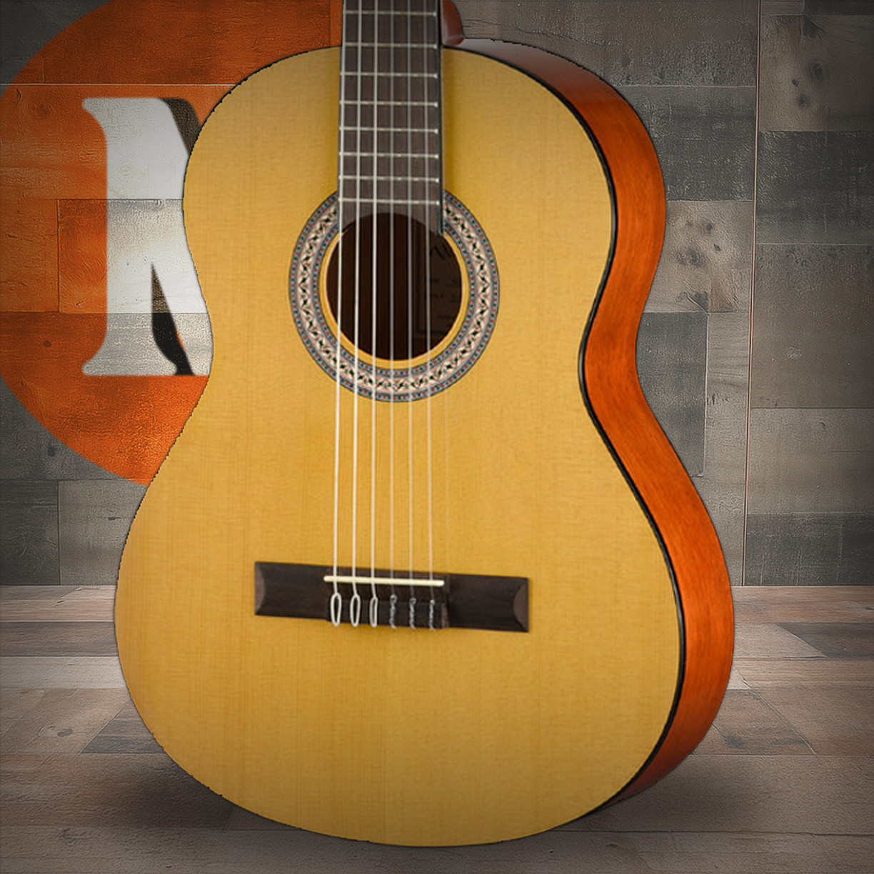 WALDEN N350 Standard Nylon Classical - Gloss Natural | Musician Madness