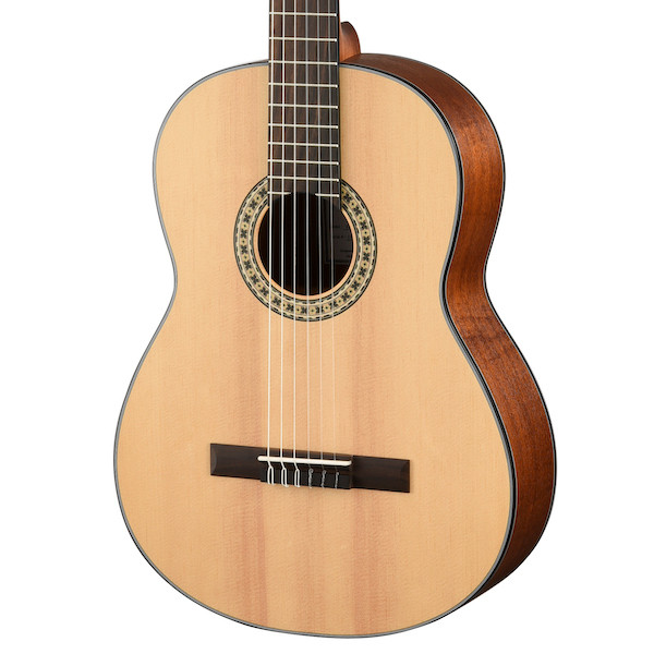 Walden N550E Natura Solid Spruce Top Nylon Classical-Electric - Open Pore Satin Natural (N550E/W) | Musician Madness