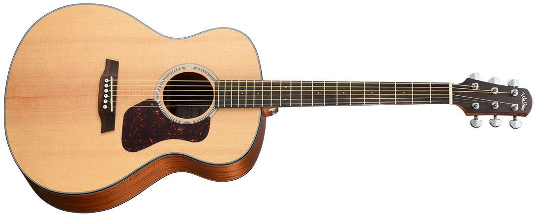 Walden G550E Natura Solid Spruce Top Grand Auditorium Acoustic-Electric - Open Pore Satin Natural (G550E/W)