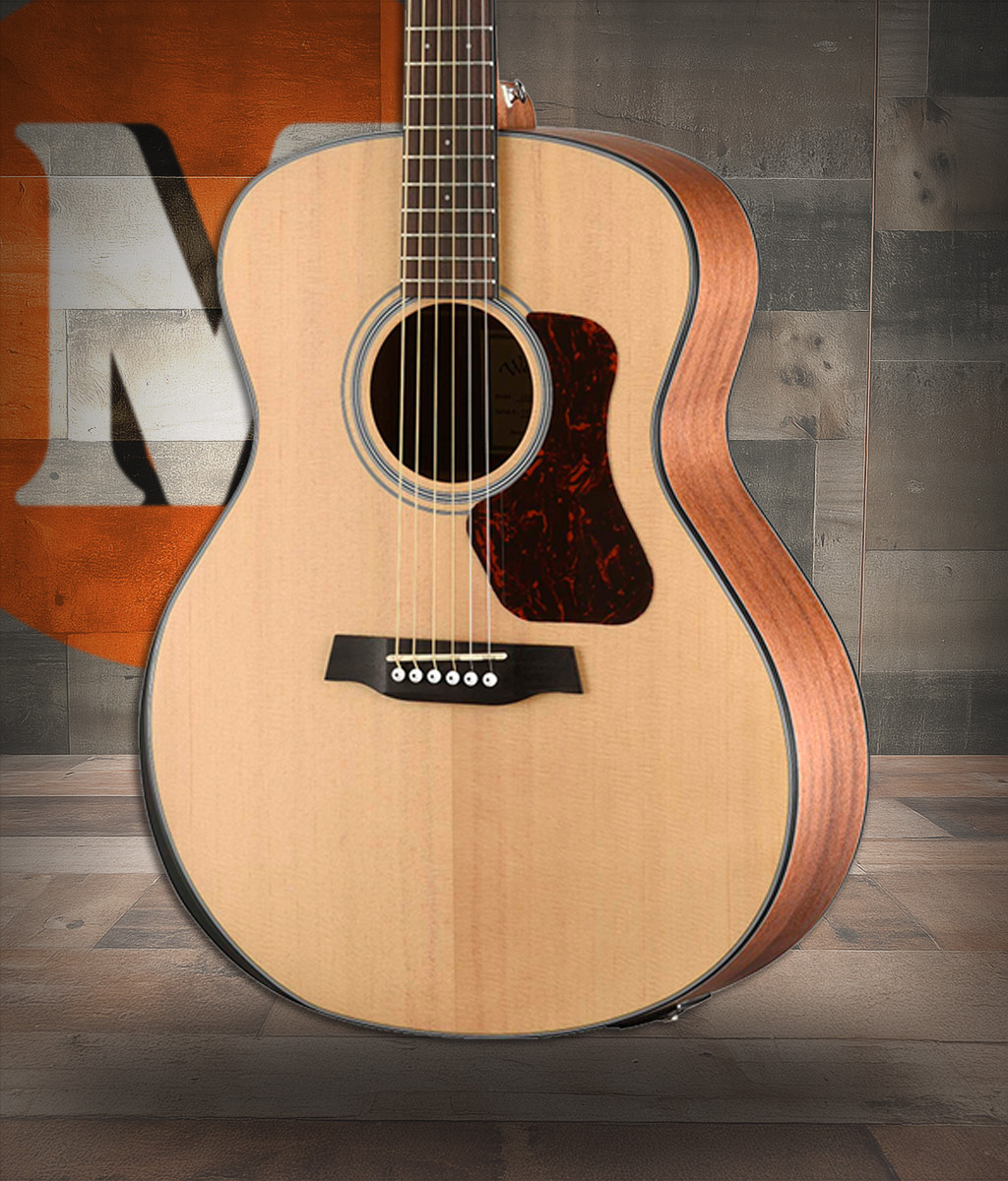 Walden G550RE Natura Solid Spruce Top Armrest Grand Auditorium Acoustic-Electric - Open Pore Satin Natural (G550RE/W)