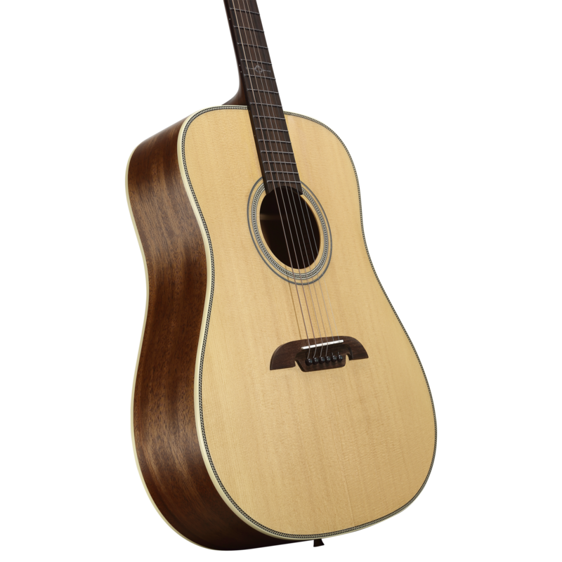 Alvarez AD60 Herringbone Dreadnought Acoustic Guitar (AD60_Herringbone) | Musician Madness
