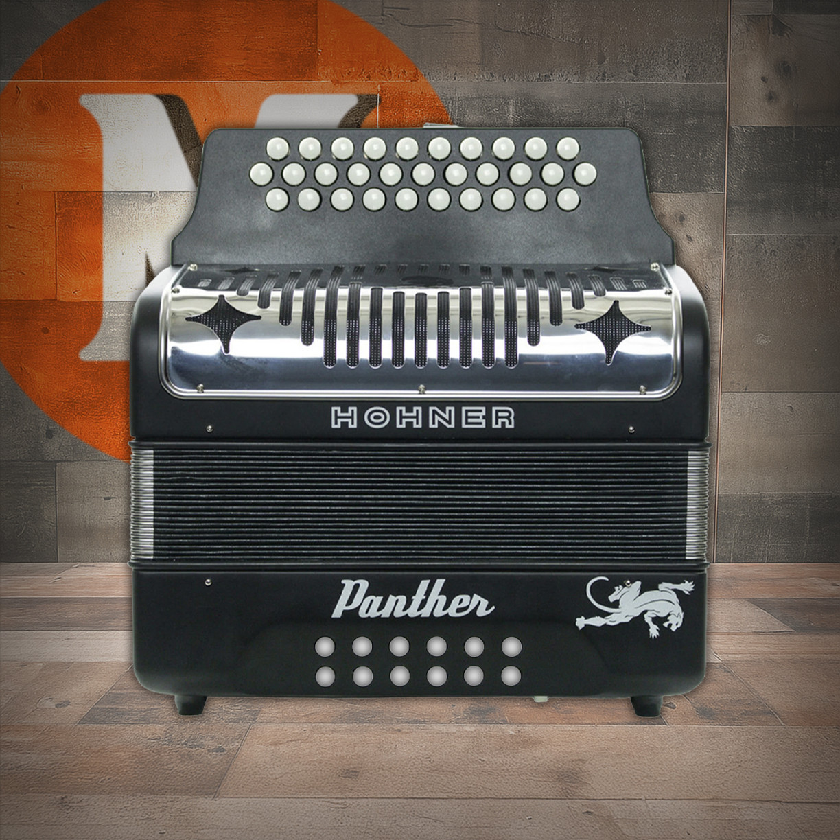 Hohner Panther Diatonic Accordion FBbEb (3100FB) | Musician Madness