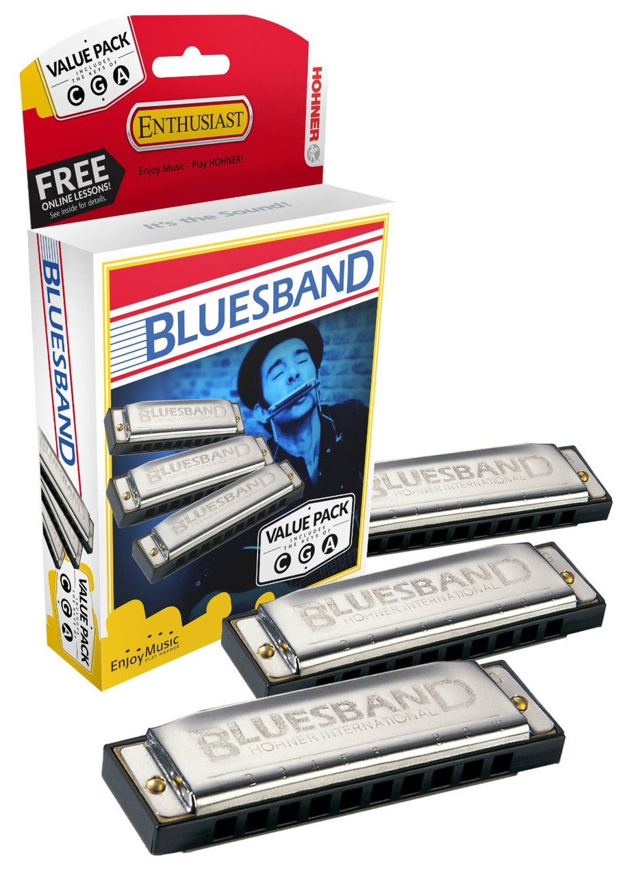 HOHNER BLUESBAND PRO PACK 1501 IN KEYS G, A & C