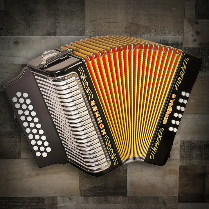 Hohner Corona II FBbEB - Jet Black (3500FB) | Musician Madness