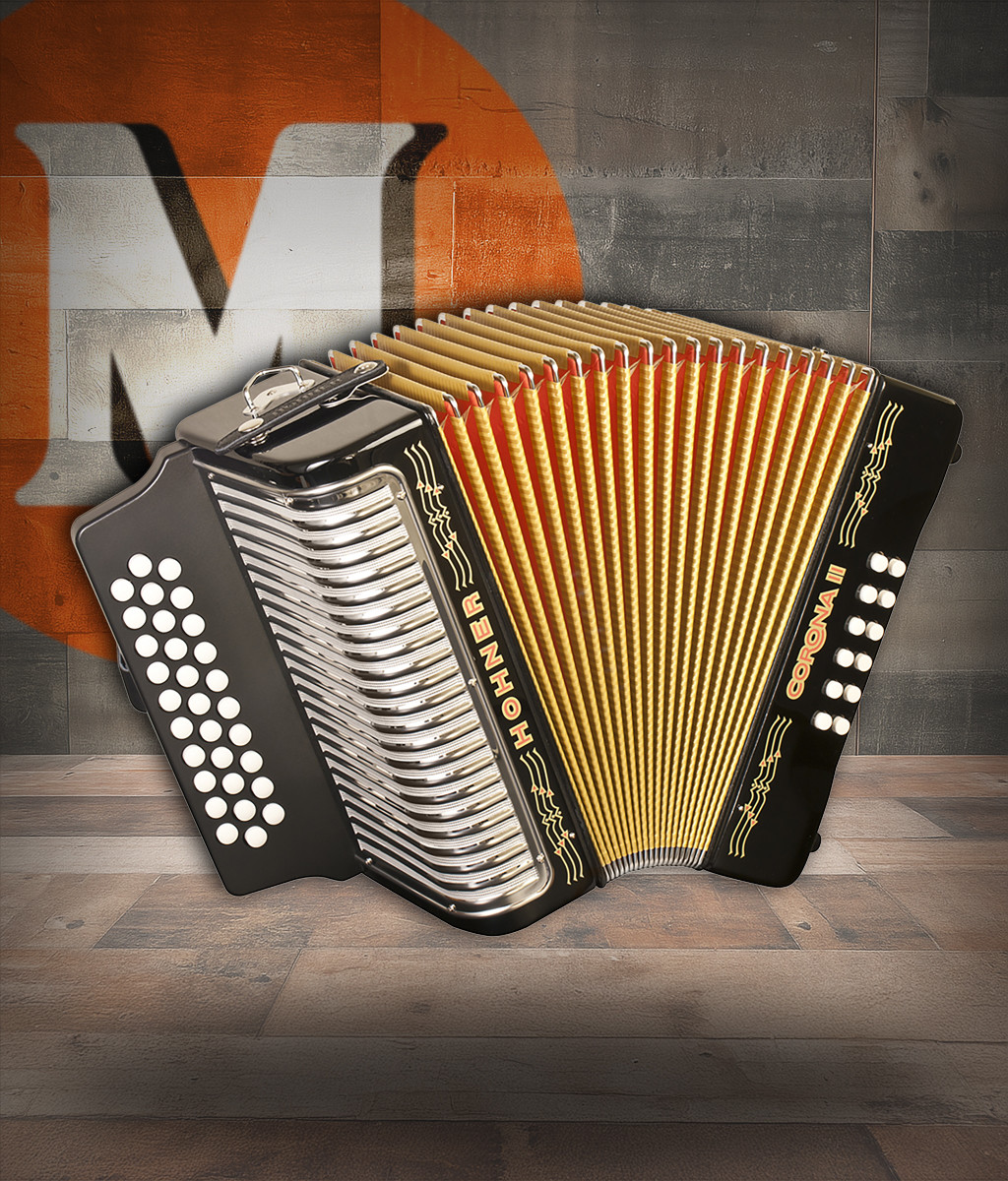 Hohner Corona II FBbEB - Jet Black (3500FB) | Musician Madness