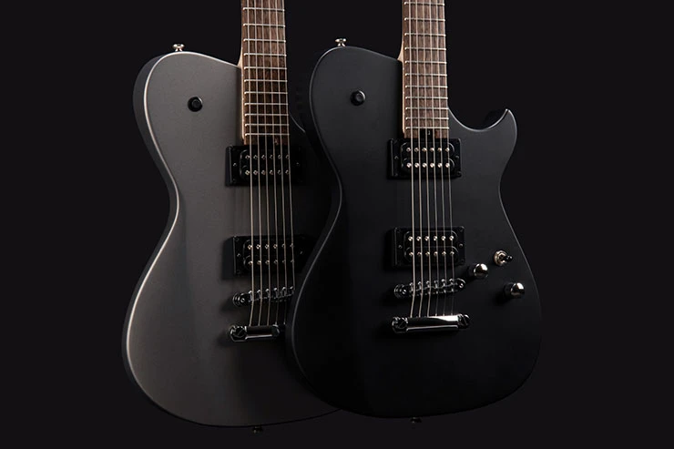 Manson Guitar Works Meta Series MBM-1 Matthew Bellamy Signature Guitar â€“ Satin Black finish, sleek contoured body, powerful Manson pickups, and signature tone inspired by Museâ€™s frontman