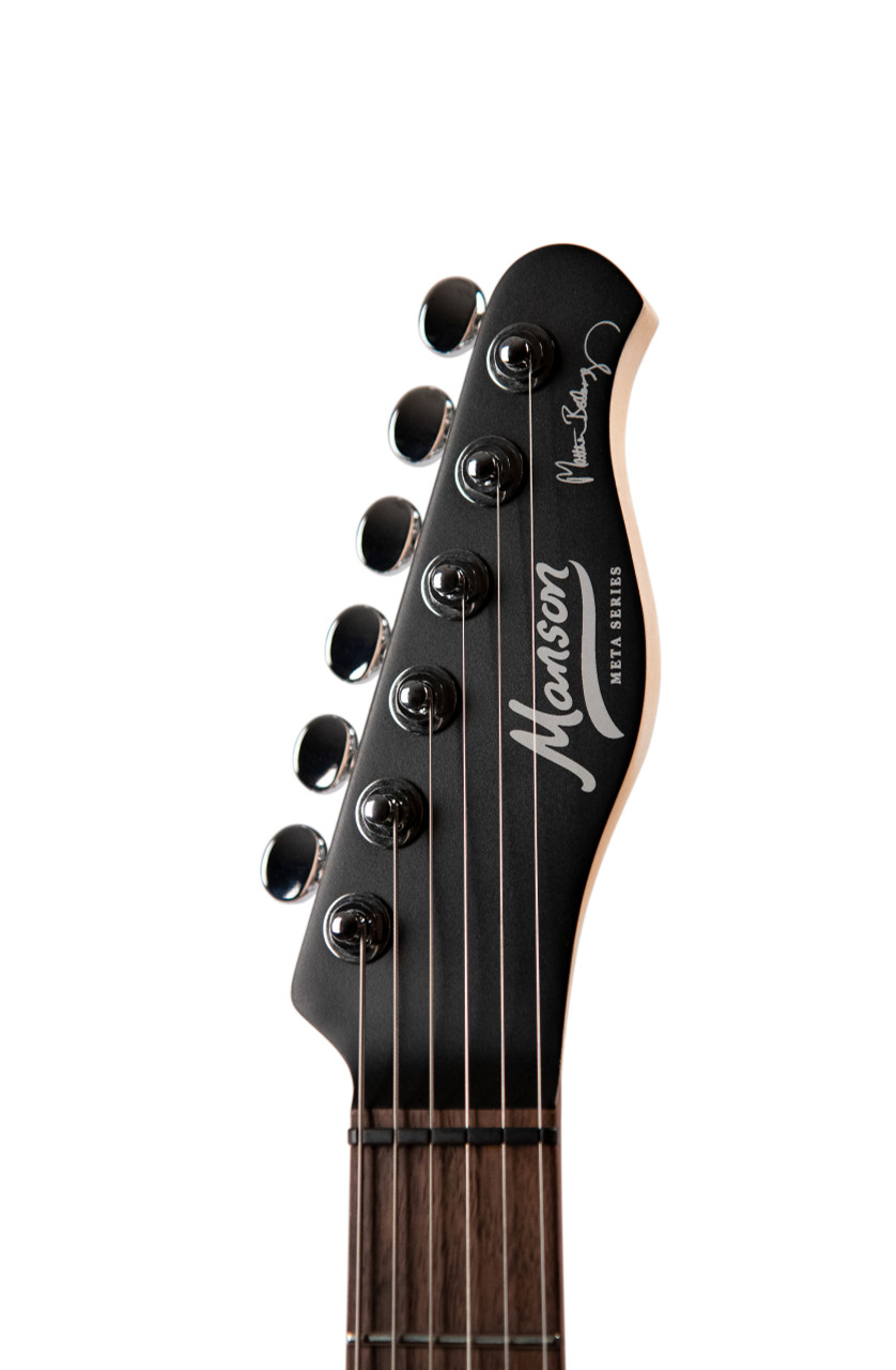 Manson Guitar Works Meta Series MBM-1 Matthew Bellamy Signature Guitar – Satin Black finish, sleek contoured body, powerful Manson pickups, and signature tone inspired by Muse’s frontman