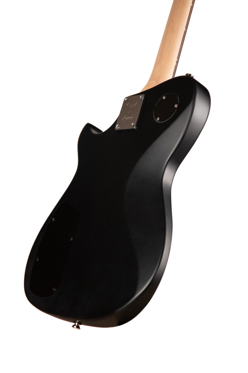 Manson Guitar Works Meta Series MBM-1 Matthew Bellamy Signature Guitar – Satin Black finish, sleek contoured body, powerful Manson pickups, and signature tone inspired by Muse’s frontman