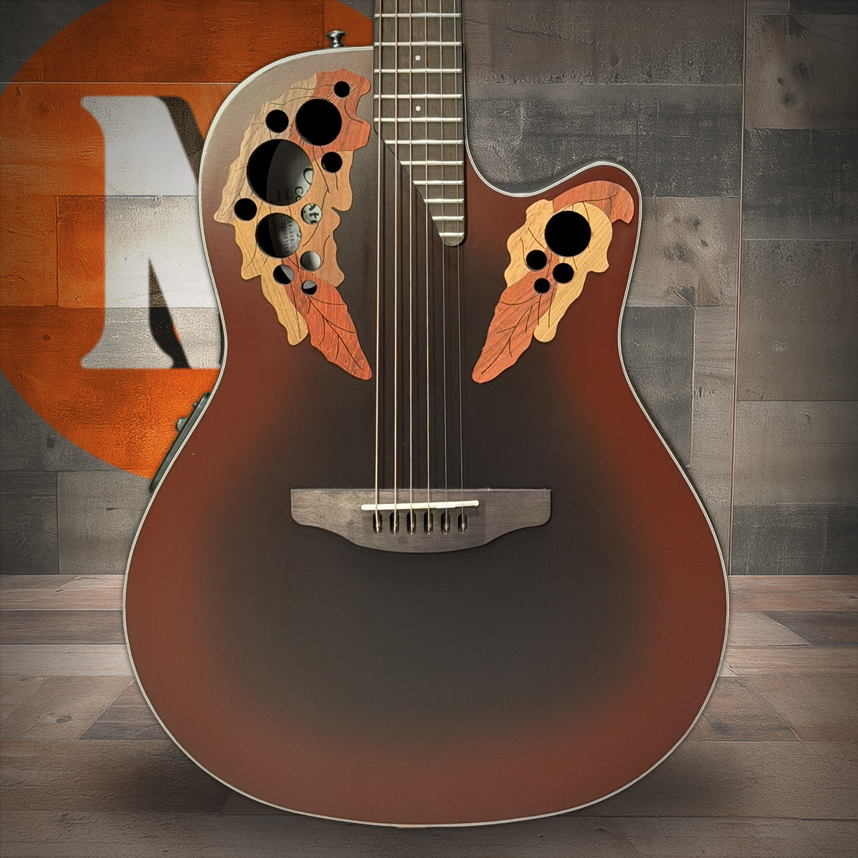 【美品】OVATION CE44-RBB-G Ovation CE44-RRB-G Celebrity Mid Bowl Acoustic Guitar - Reverse