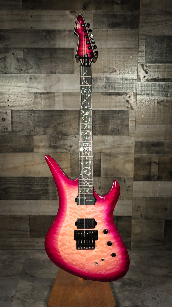 Schecter Nikki Stringfield A-6 FR S Electric Guitar - Maiden Mist