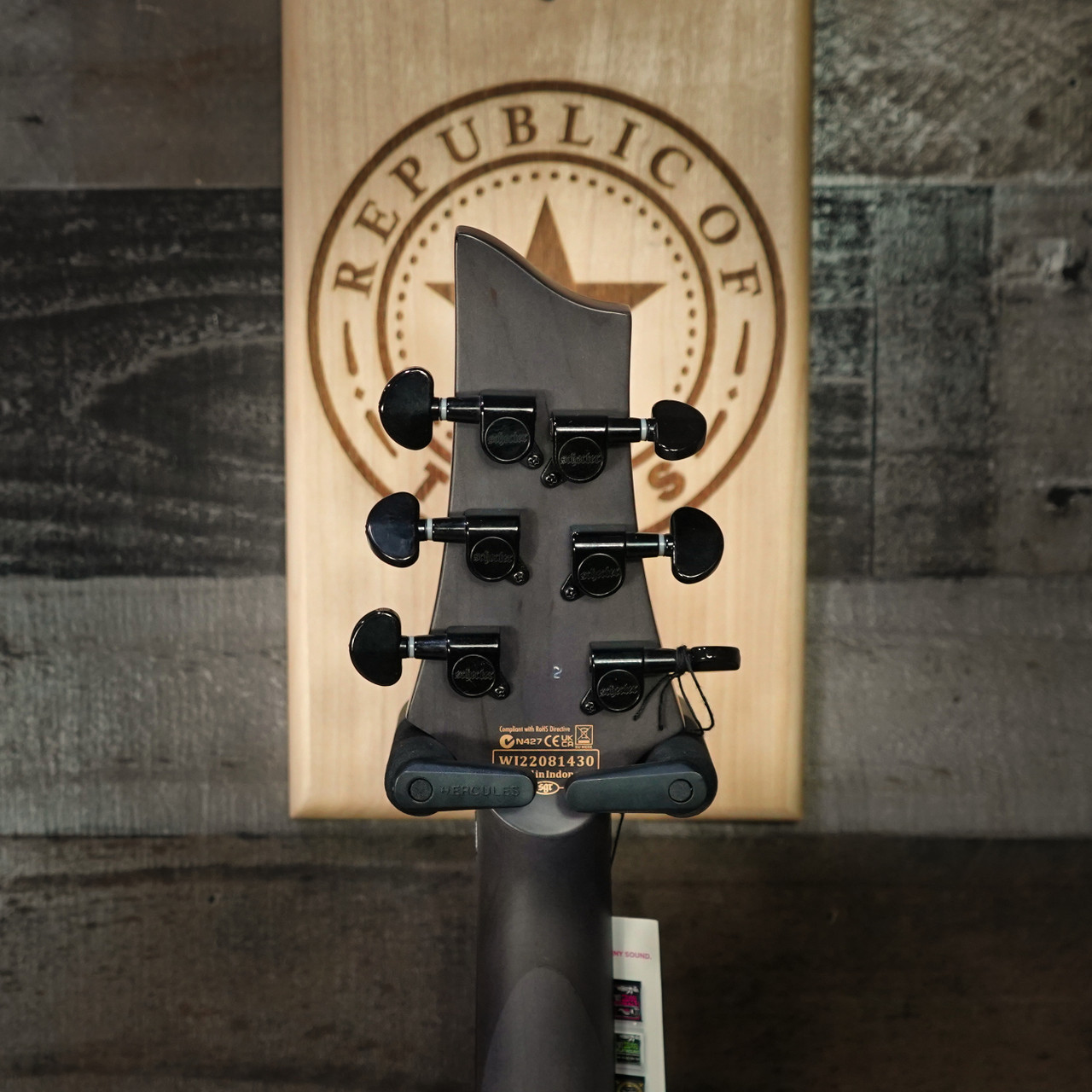 Schecter Omen Elite-6 FR Electric Guitar - Ocean Blue Burst featuring quilted maple top, Floyd Rose tremolo, Schecter Diamond pickups, and sleek black hardware for modern tone and style