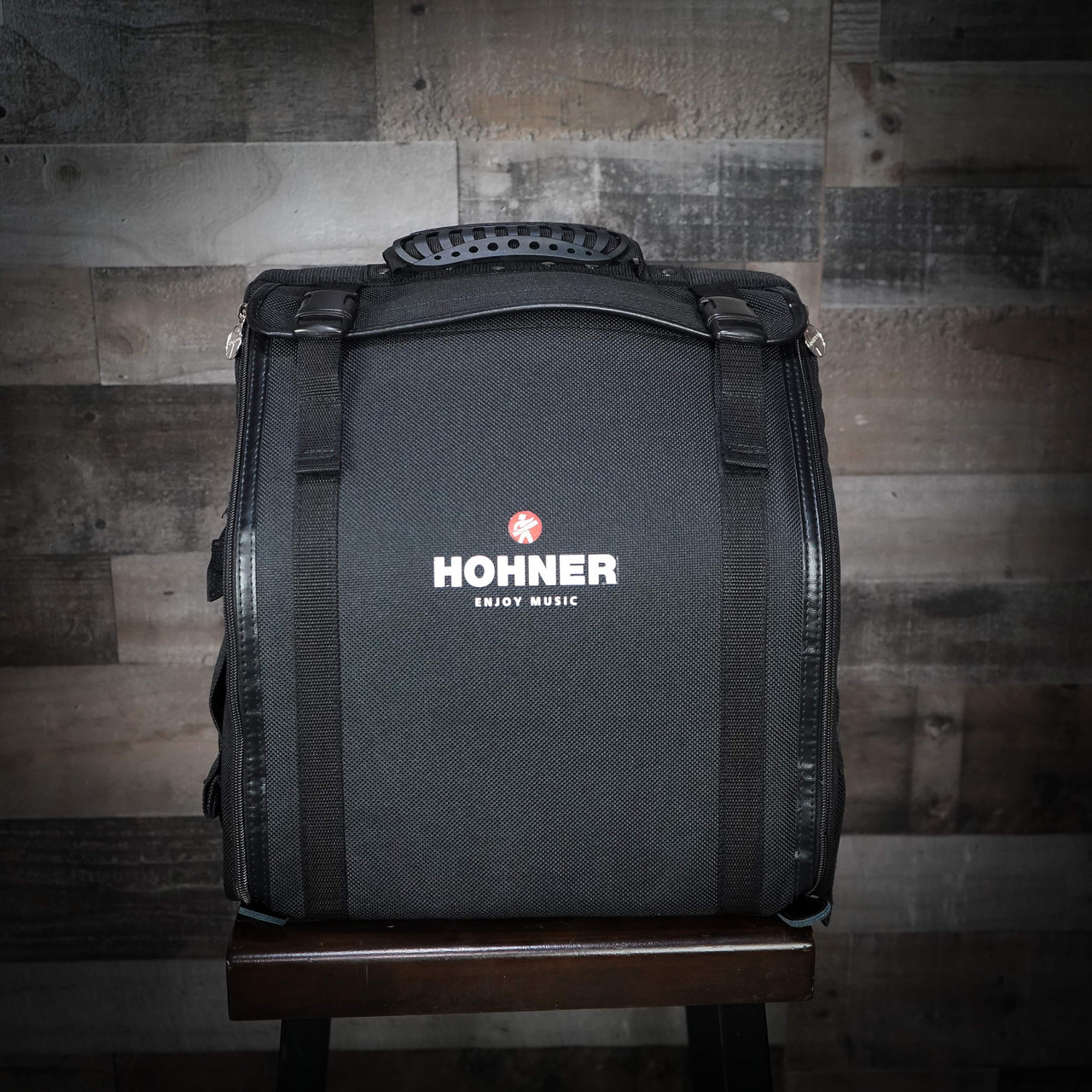 Hohner Corona II XTREME Accordion - GCF, Pearl White finish, 31-button diatonic accordion featuring smooth bellows, responsive reeds, and premium craftsmanship for professional performers