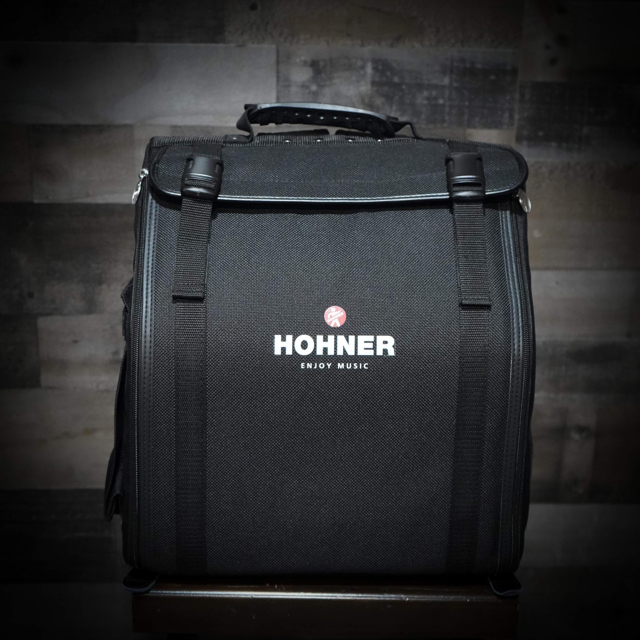Hohner Corona II XTREME FBbEb Accordion - Jet Black (CXFB