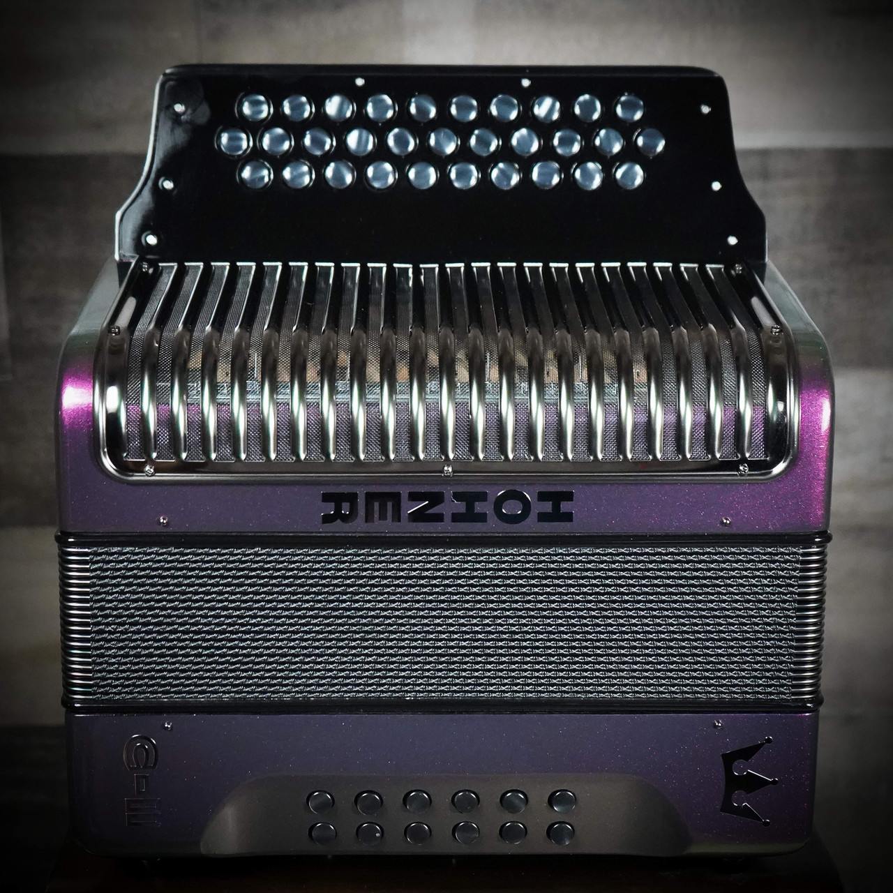 Hohner Corona C-II GCF Accordion - Red to Gold SOL Tone | Musician