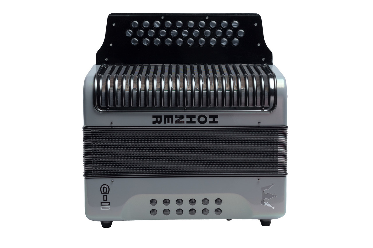 Hohner Corona C-II GCF Accordion - Silver Rainbow (C-II GCF SVRB