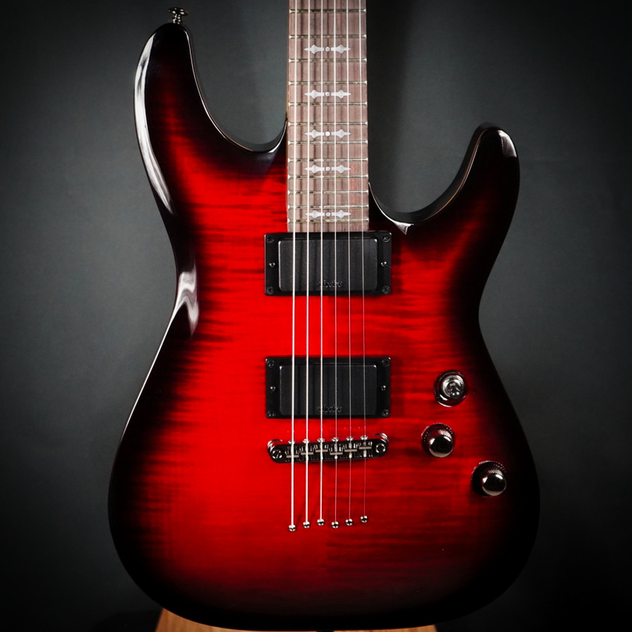 Schecter Demon 6 Electric Guitar Crimson Red Burst