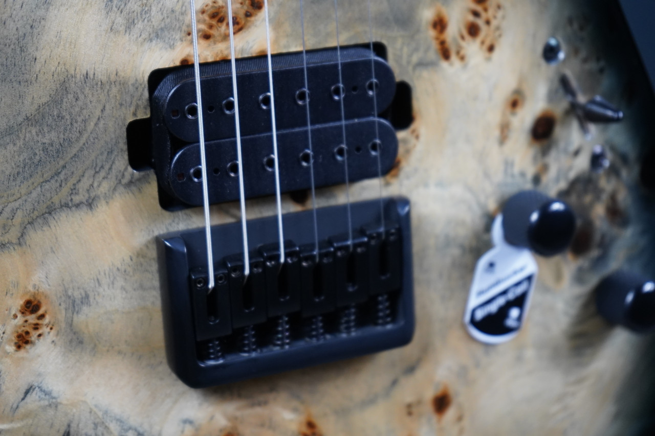 Schecter CR-6 Charcoal Burst (B-Stock) - solid-body electric guitar featuring sleek Charcoal Burst finish, active pickups, fast neck, and high-performance hardware