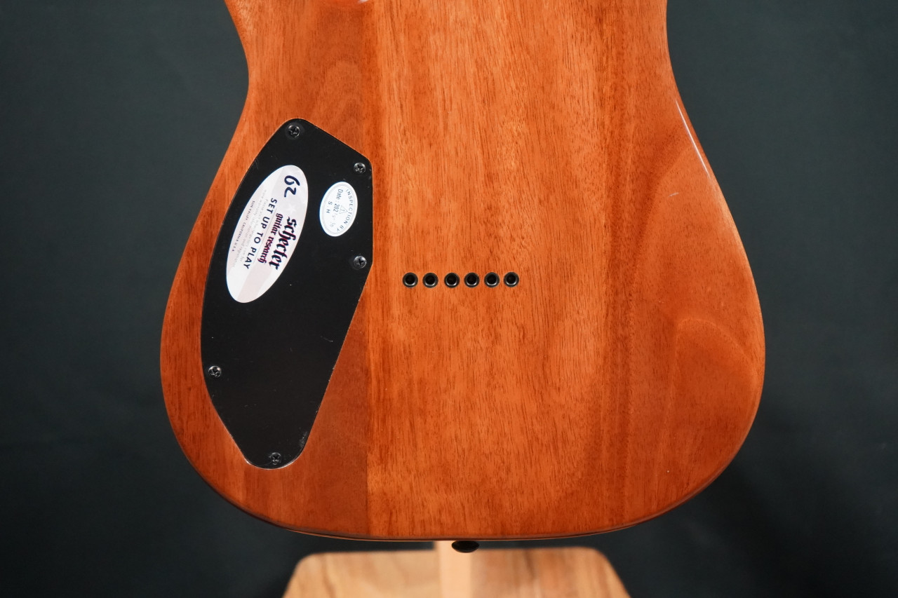 Schecter CR-6 Charcoal Burst (B-Stock) - solid-body electric guitar featuring sleek Charcoal Burst finish, active pickups, fast neck, and high-performance hardware