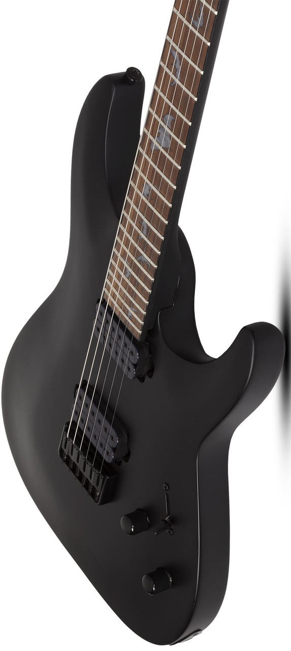 Schecter Damien 6 Electric Guitar - Platinum Black B-Stock (2470