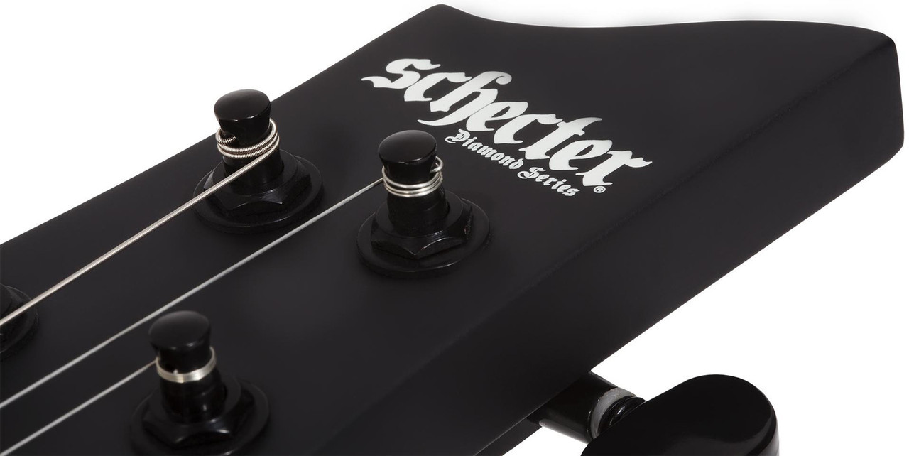 Schecter Damien 6 Electric Guitar - Platinum Black (2470) | Musician Madness