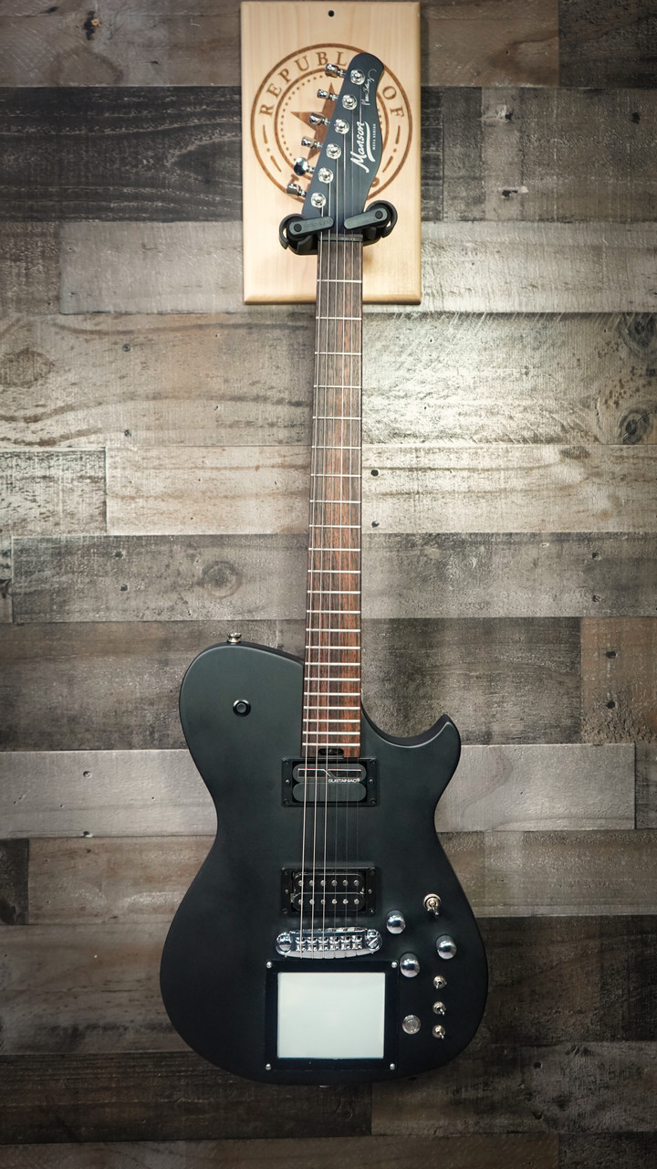 Cort Manson MBM-1, Cort Manson Custom, Kaoss Pad Guitar, Sustainiac Guitar, Satin Black Electric Guitar, Cort Manson MBM1 Custom, Manson Collaboration, Matt Bellamy Guitar, Cort Signature Guitar, Musician Madness Guitar