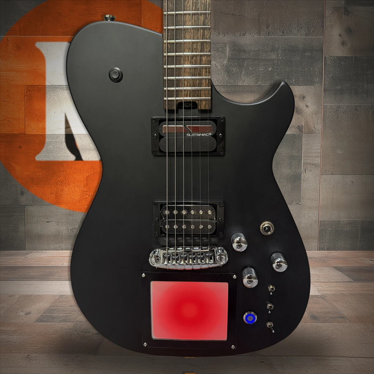 Cort Manson MBM-2, Cort Manson Custom, Kaoss Pad Guitar, Sustainiac Guitar, Satin Black Electric Guitar, Cort Manson MBM2 Custom, Manson Collaboration, Matt Bellamy Guitar, Cort Signature Guitar, Musician Madness Guitar