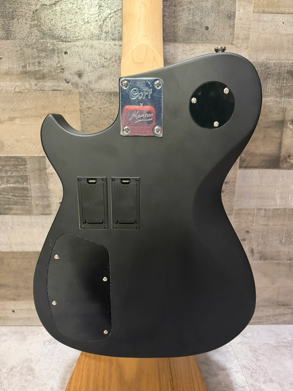 Cort Manson MBM-2, Cort Manson Custom, Kaoss Pad Guitar, Sustainiac Guitar, Satin Black Electric Guitar, Cort Manson MBM2 Custom, Manson Collaboration, Matt Bellamy Guitar, Cort Signature Guitar, Musician Madness Guitar