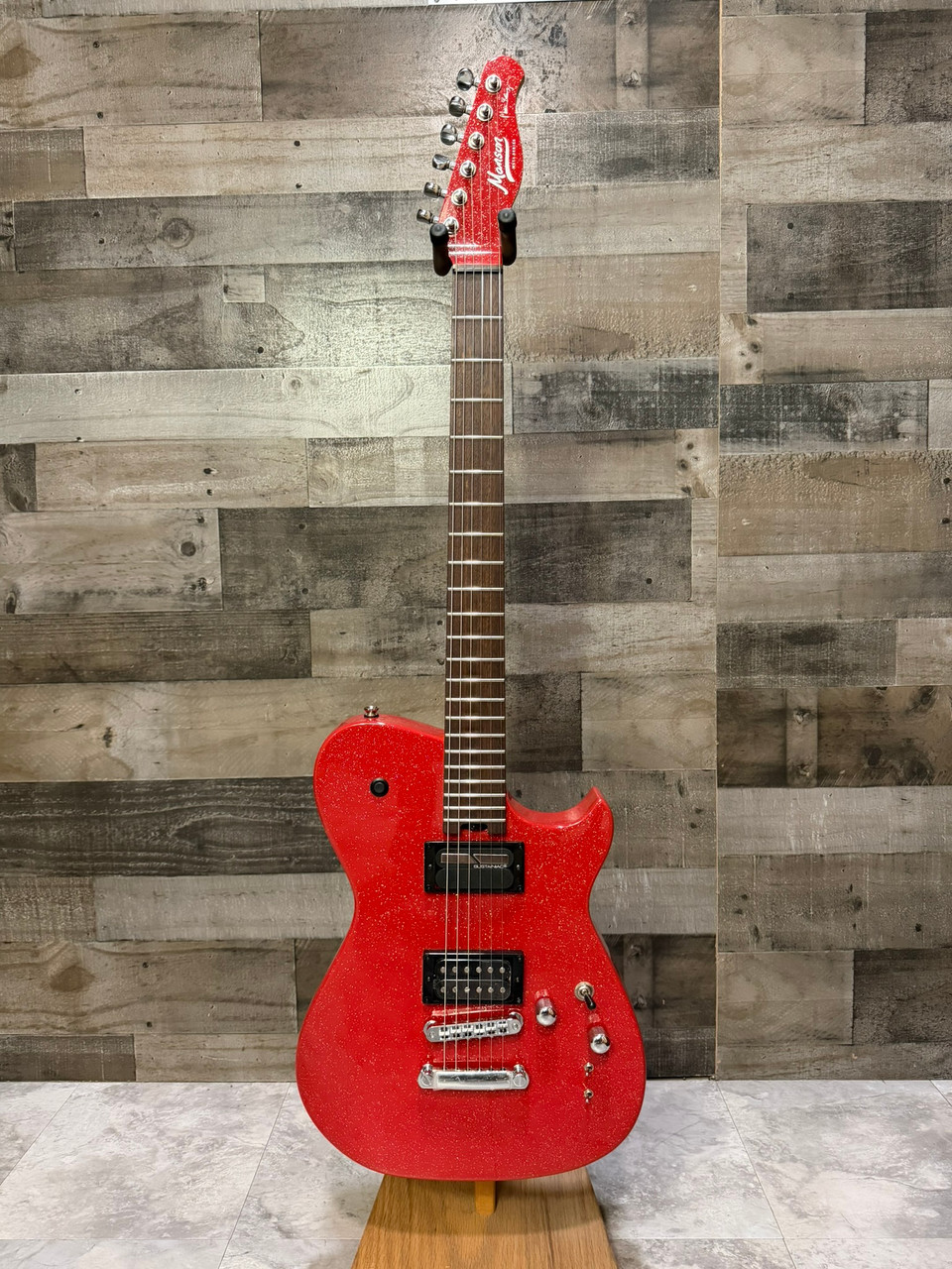 Cort Manson MBM-2 Matt Bellamy Electric Guitar w/ Sustainiac - Red Sparkle (MBM2_SSUSTSRED)