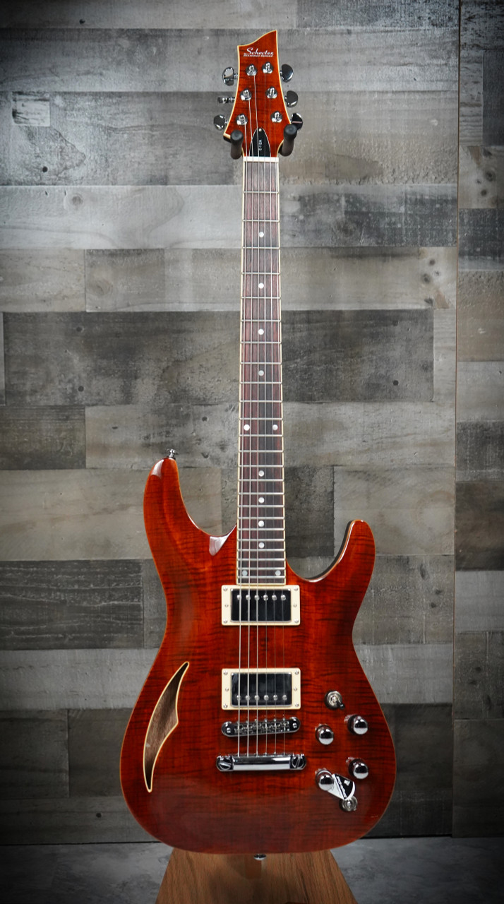 Schecter C-1 E/A Ca-s Eye Electric Guitar w/ Piezo Pickup (640