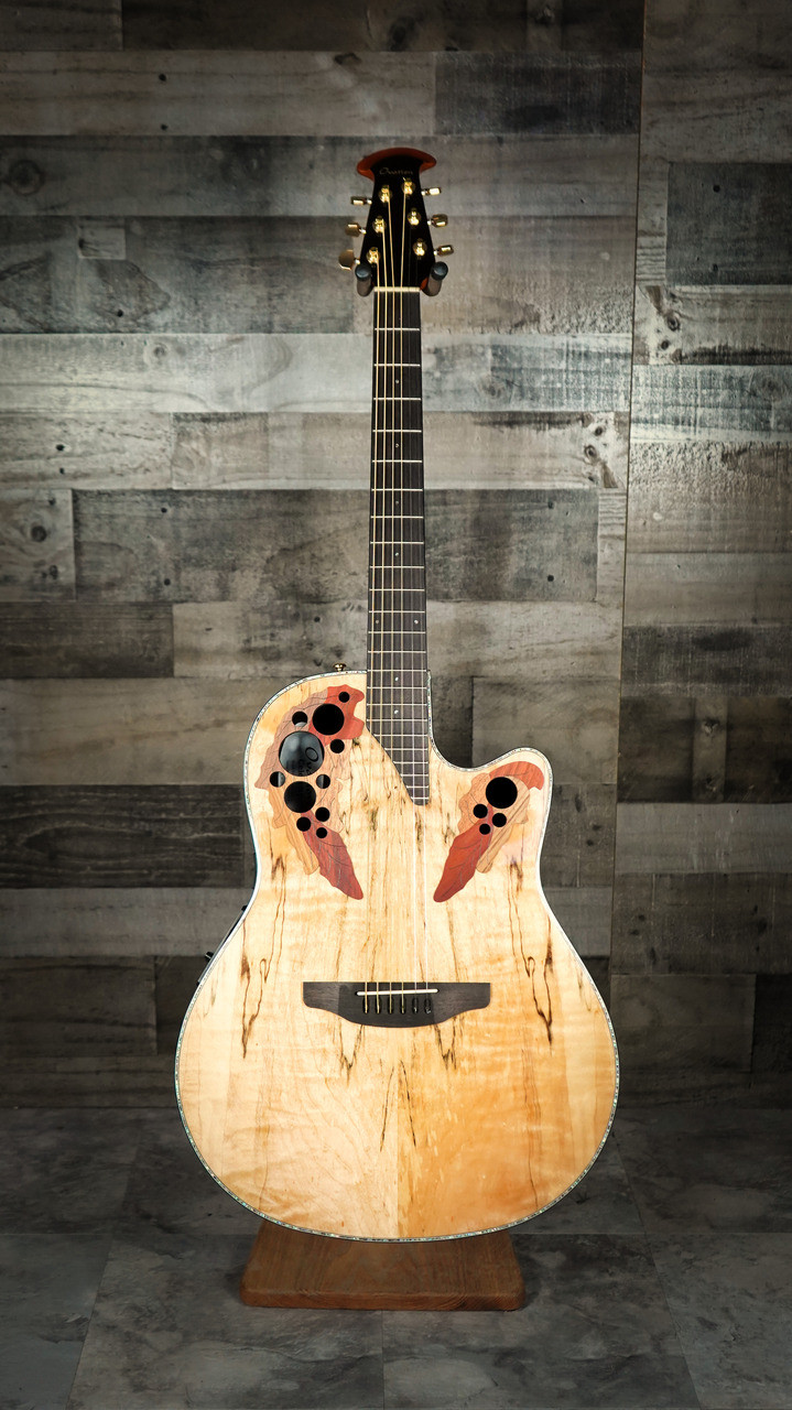 Ovation Celebrity Elite Spalted Maple w/HyVibe Unit Installed | Musician Madness