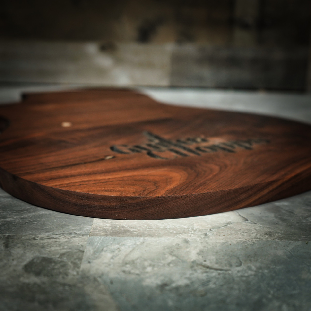Guitar Chopps Premium Cutting Board Acoustic Cutaway | Musician Madness