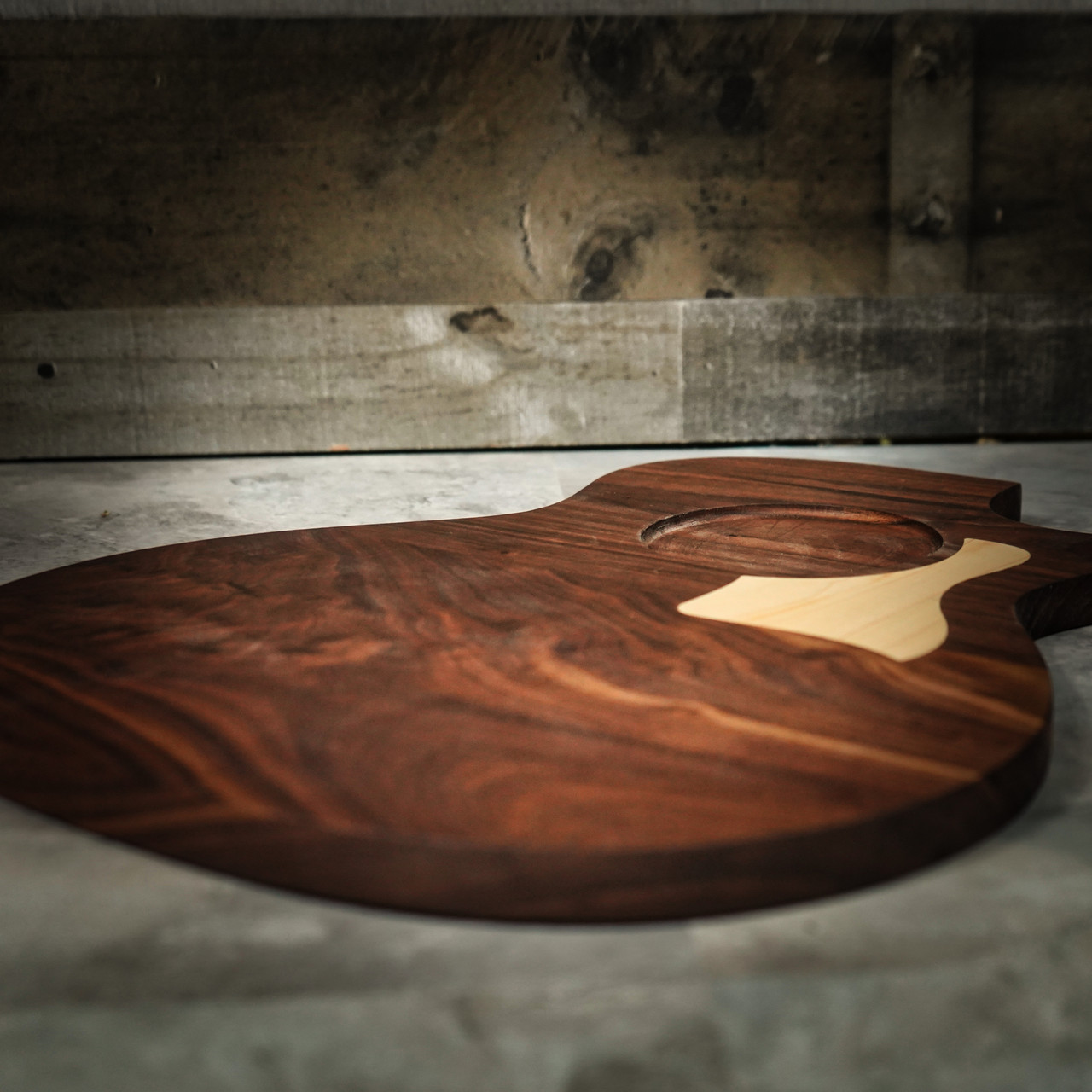 Guitar Chopps Premium Cutting Board Acoustic Cutaway | Musician Madness