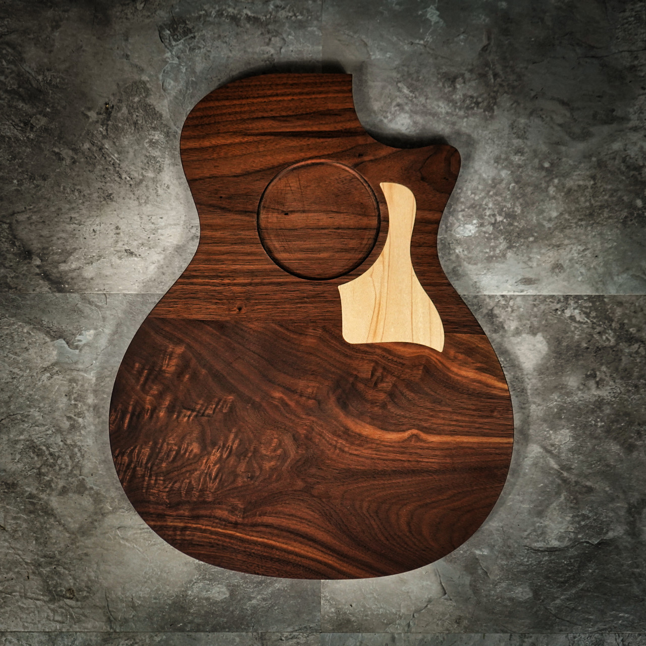 Guitar Chopps Premium Cutting Board Acoustic Cutaway | Musician Madness
