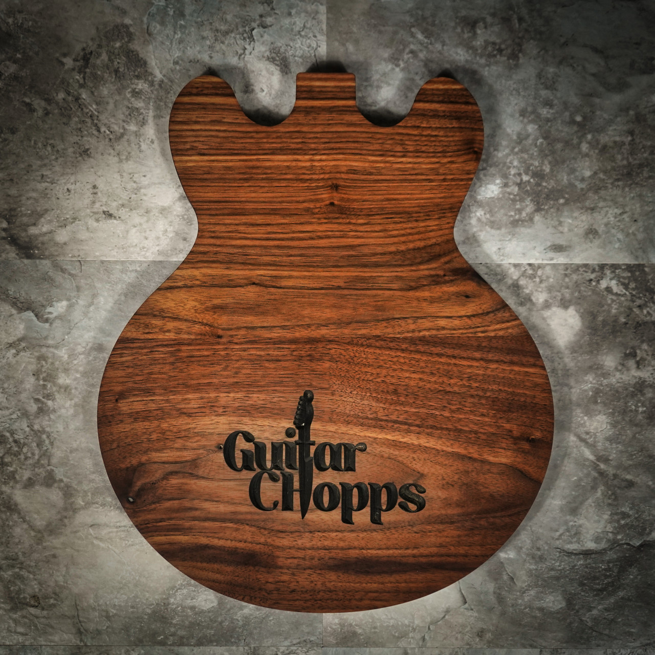 Guitar Chopps Premium Cutting Board ES-335 | Musician Madness